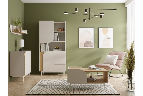 Komoda CARMEN Macadamia 92 cm – Modułowy System Mebli
