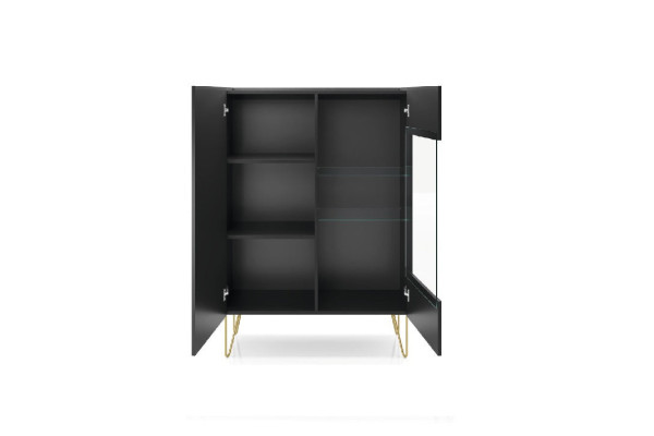 Witryna HARMONY WT97 Czarny Marmur Black Royal 2