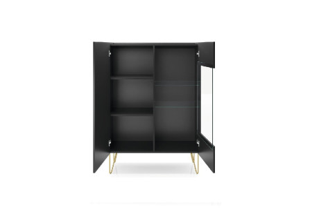 Witryna HARMONY WT97 Czarny Marmur Black Royal