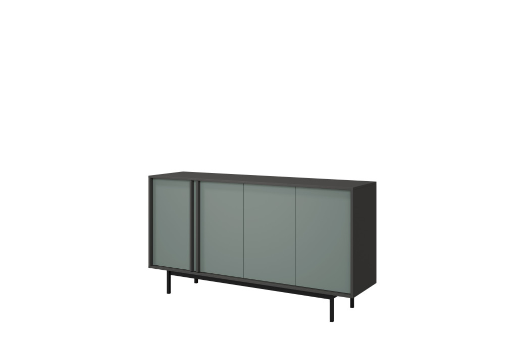 Meble Systemowe ALSY Zestaw 1 Antracyt/Aloes