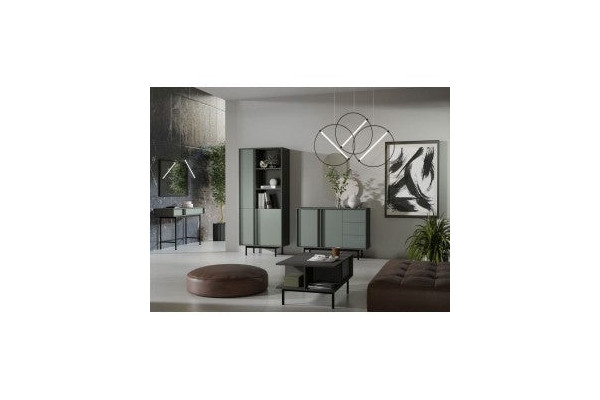 Meble Systemowe ALSY Zestaw 2 Antracyt/Aloes