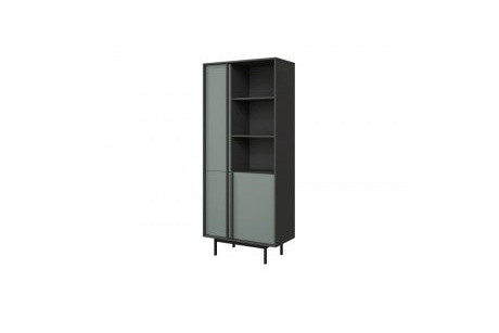 Meble Systemowe ALSY Zestaw 2 Antracyt/Aloes