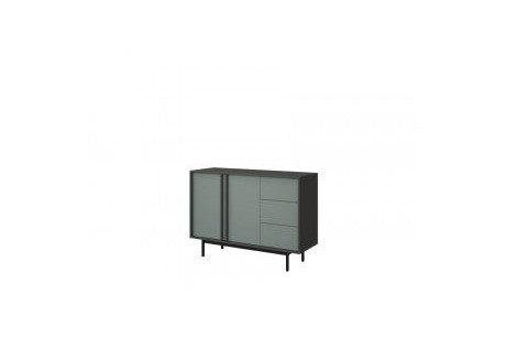 Meble Systemowe ALSY Zestaw 2 Antracyt/Aloes