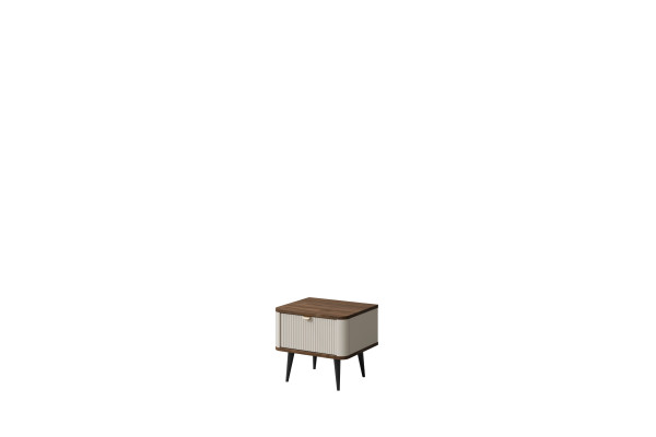 Stolik Nocny MARLY (17) Kaszmir Orzech | Szafka Nocna do Sypialni