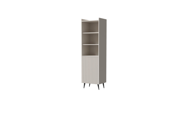 Meble systemowe ADEMO Zestaw 1 Kaszmir – salon, ryflowane fronty 2