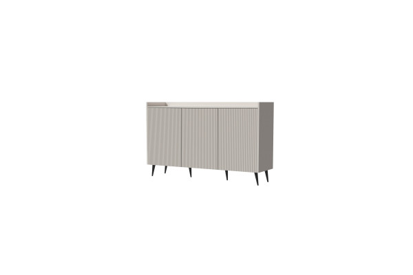 Komoda ADEMO 150 cm Kaszmir Ryflowany – salon, sypialnia