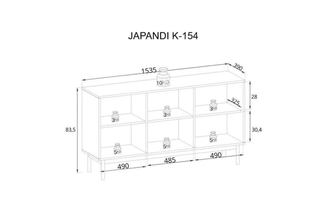Komoda JAPANDI K154
