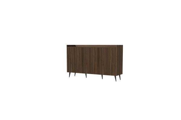 Komoda ADEMO 150 cm Orzech Ryflowany – salon, sypialnia, jadalnia