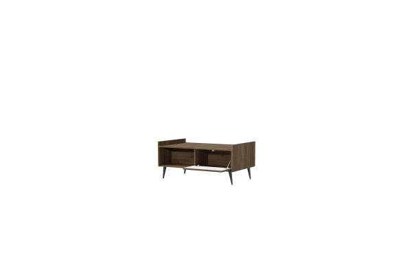 Stolik kawowy ADEMO 100x60x45 cm Orzech Ryflowany – salon 2