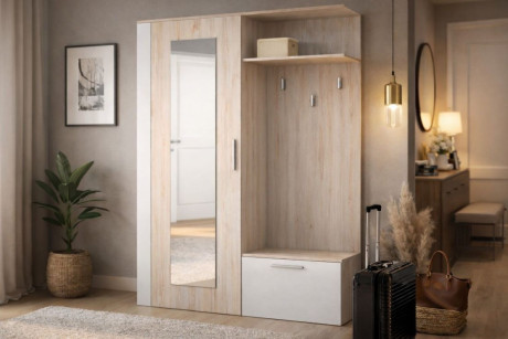 Garderoba AGIS MAT 120x204x40 cm – Przedpokój