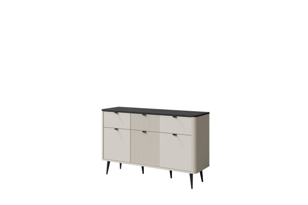 Komoda średnia MARLY 130 cm kaszmir/szary – meble systemowe