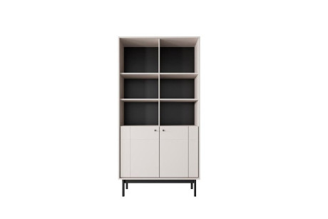 Regał witryna JAPANDI R104 cashmere