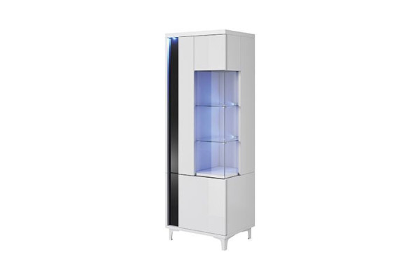 Witryna MARCO 50/160 z LED — Elegancki Mebel do Salonu