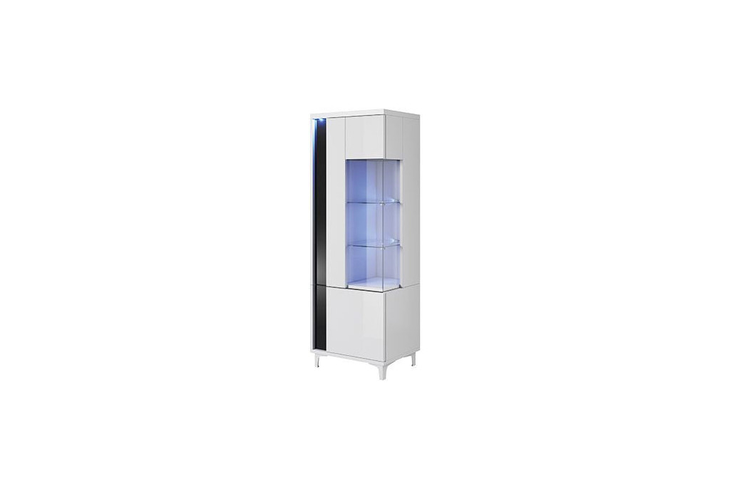 Witryna MARCO 50/160 z LED — Elegancki Mebel do Salonu