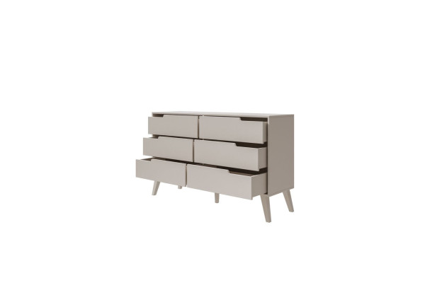 Komoda NORDELO 6S Kaszmir – Komoda 137 cm z 6 Szufladami 2