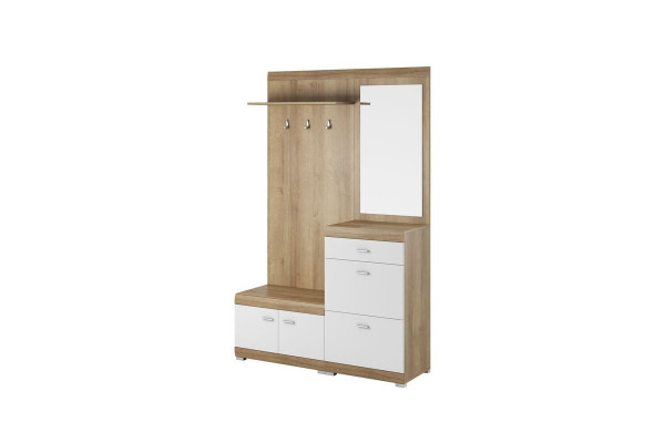 Garderoba STELLA 135 cm riviera/biały 2