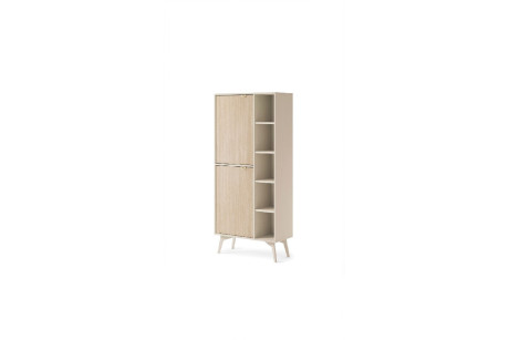Regał FOREST Beż RG80 160cm – System Modułowy