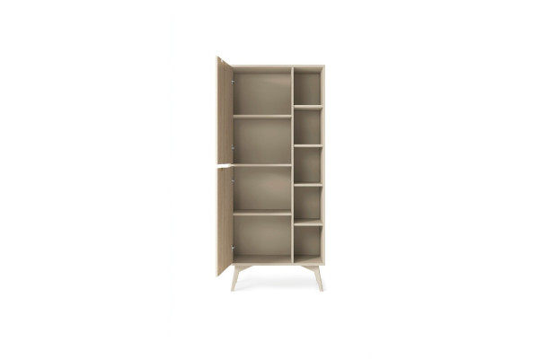 Regał FOREST Beż RG80 160cm – System Modułowy 2