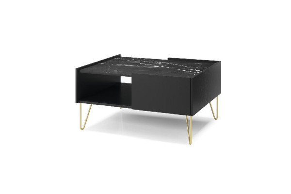 Ława HARMONY L97 Czarny Marmur Black Royal