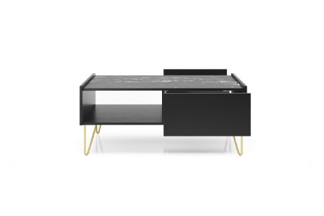 Ława HARMONY L97 Czarny Marmur Black Royal