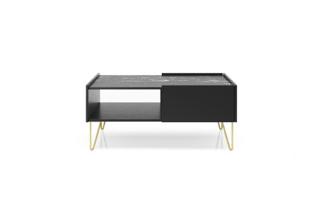 Ława HARMONY L97 Czarny Marmur Black Royal