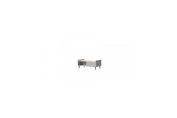 Stolik kawowy ADEMO 100x60x45 cm Kaszmir Ryflowany – salon