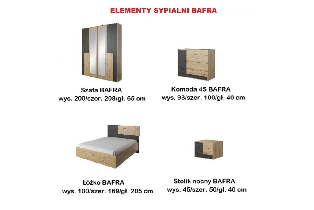 Stolik nocny BAFRA