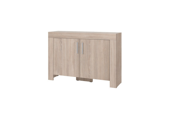 Komoda Niska CEZAR Sonoma 120 cm – Szeroka do Sypialni