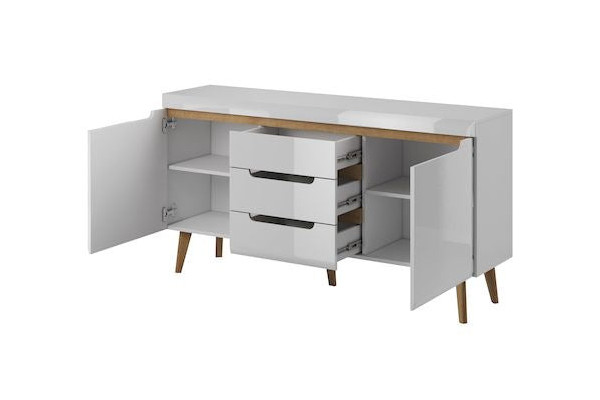 Komoda NORDI POŁYSK NKSZ160 160 cm 2
