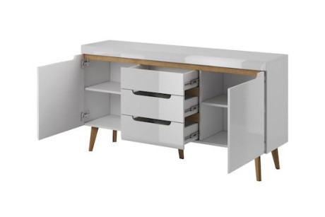 Komoda NORDI POŁYSK NKSZ160 160 cm