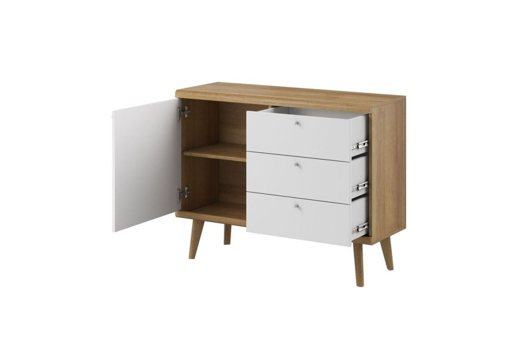 Komoda PRIMO PKSZ107 dąb riviera 107 cm