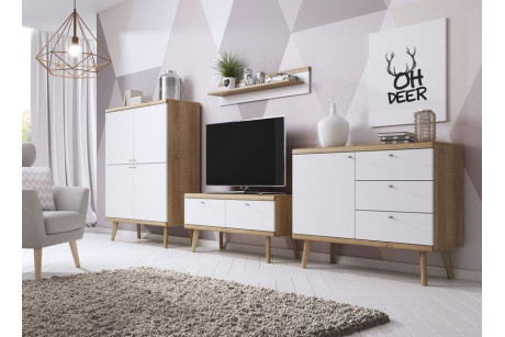Komoda PRIMO PKSZ107 dąb riviera 107 cm