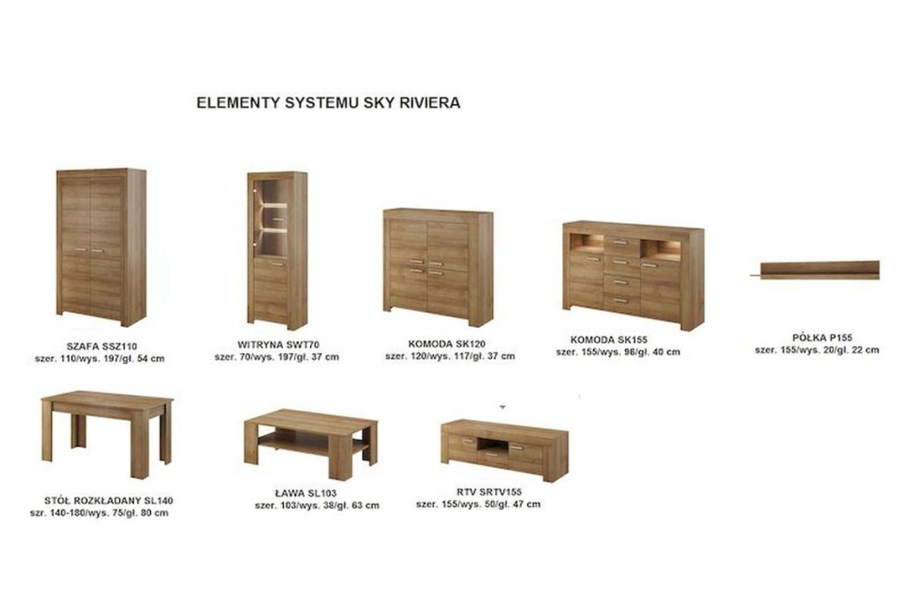 Meble SKY RIVIERA - zestaw 1