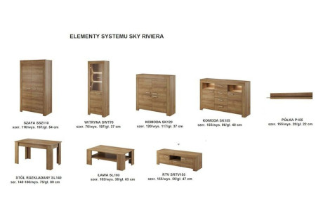 Meble SKY RIVIERA - zestaw 3
