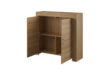 Komoda SK120 SKY RIVIERA dąb 120 cm