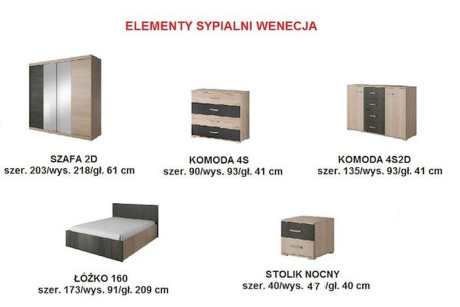 Stolik nocny WENECJA