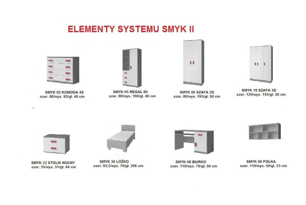 Smyk II ŁÓŻKO Z POJEMNIKIEM BEZ MATERACA (46)