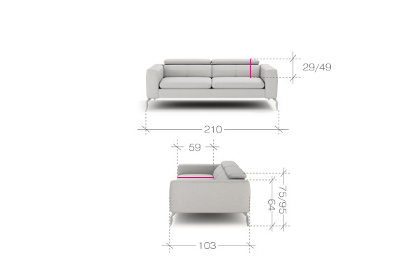 Sofa RELAX 3 bez funkcji spania 2