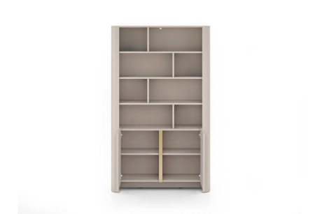 Regał BARI RG103 Cashmere – Nowoczesny Regał do Salonu