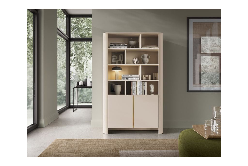 Regał BARI RG103 Cashmere – Nowoczesny Regał do Salonu