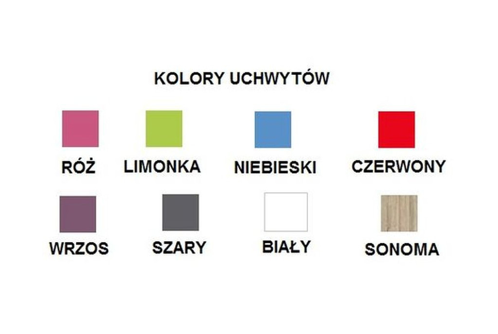 Szafa SMYK I 2D 80 cm biała