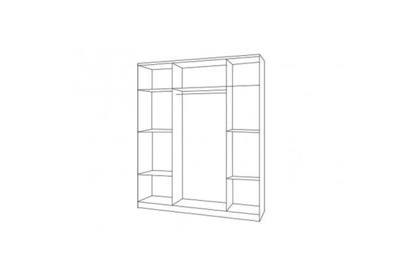 Szafa SMYK I 3D 120 cm biała 2