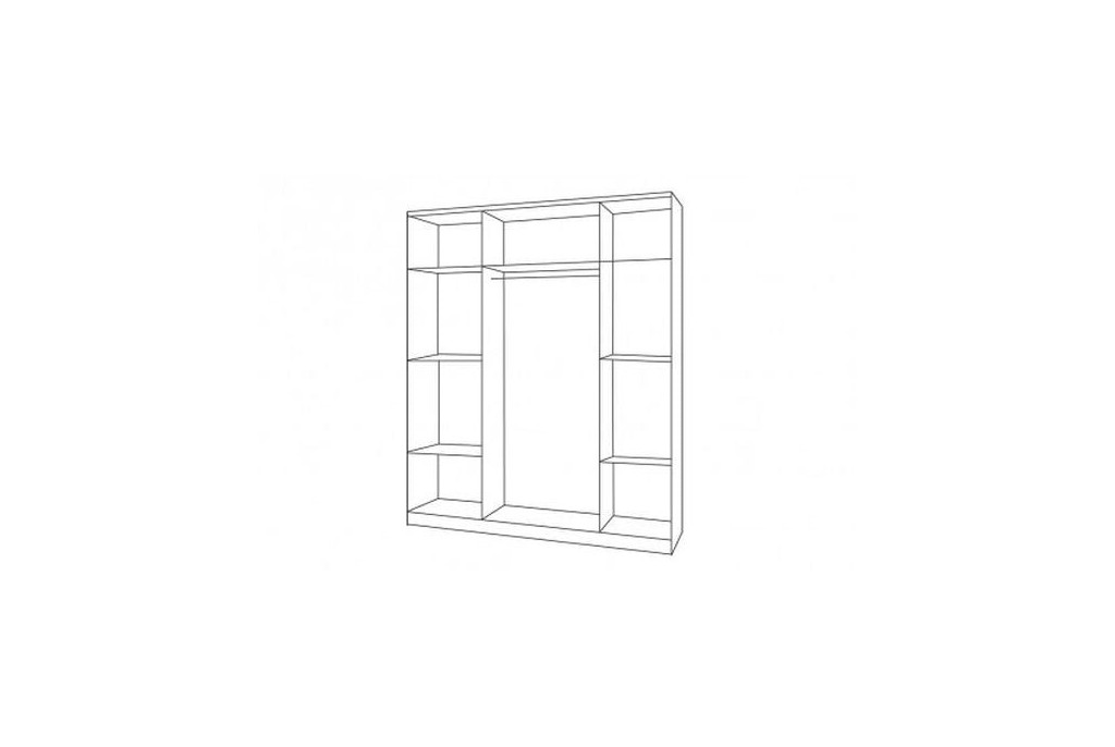 Szafa SMYK I 3D 120 cm biała
