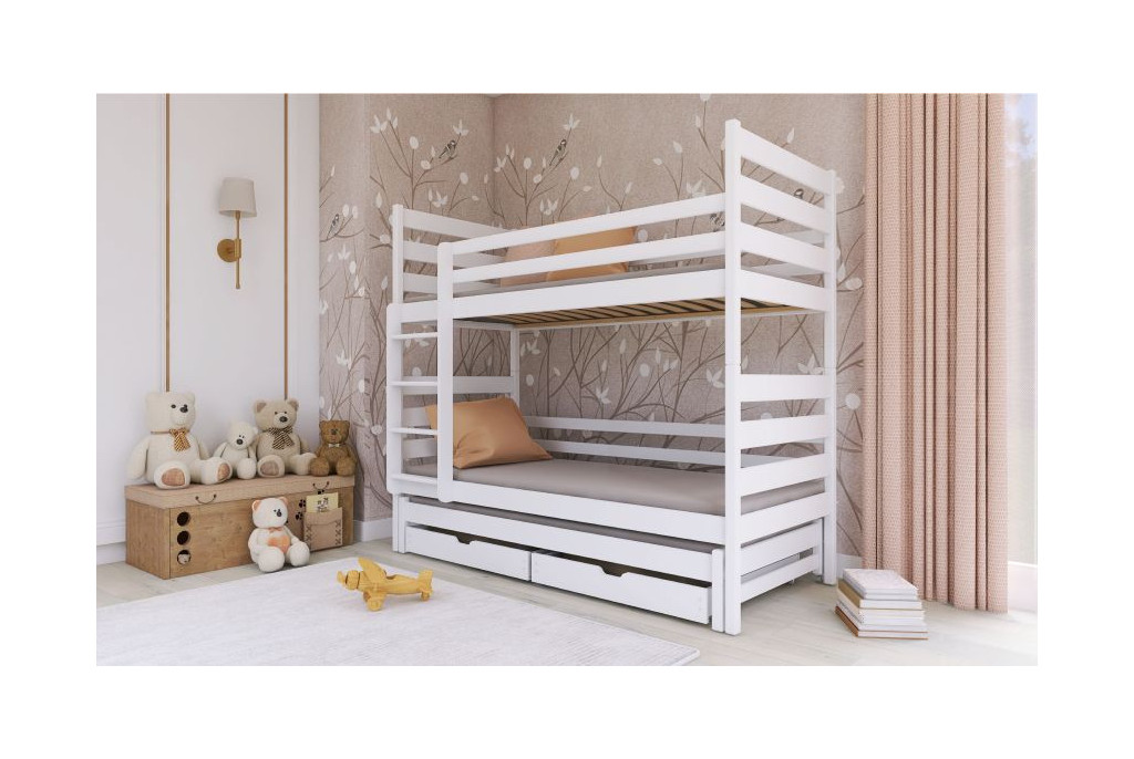 Łóżko piętrowe TOMUŚ 80/180 + materace