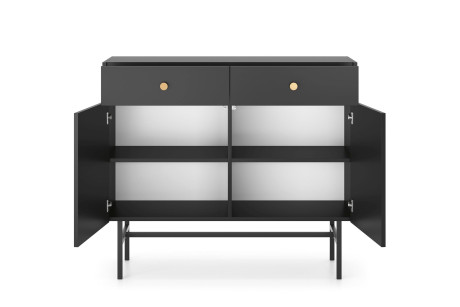 Komoda DIVA 2D2S czarna