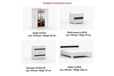Stolik nocny LUCCA (LC23)