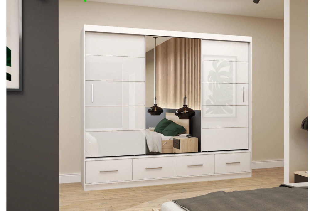 Szafa przesuwna FLORENCE 250 Połysk