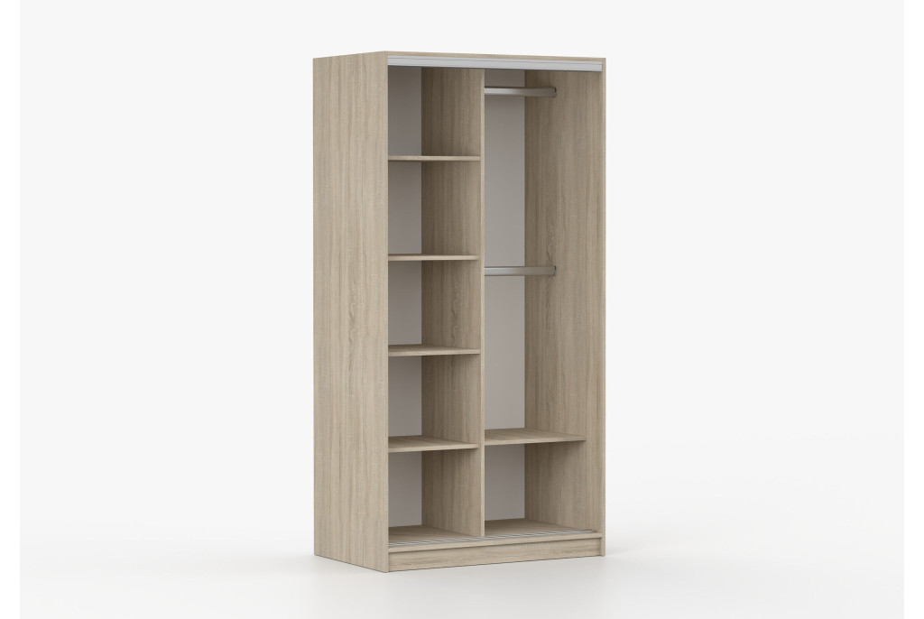 Szafa przesuwna TOKYO M 100 cm z lustrem