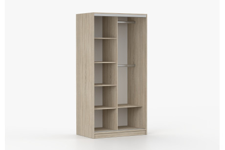 Szafa przesuwna TOKYO M 100 cm z lustrem