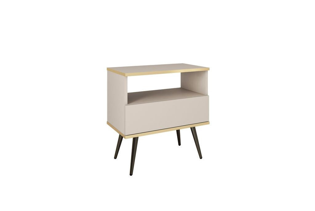 Stolik nocny ORO S54 beż